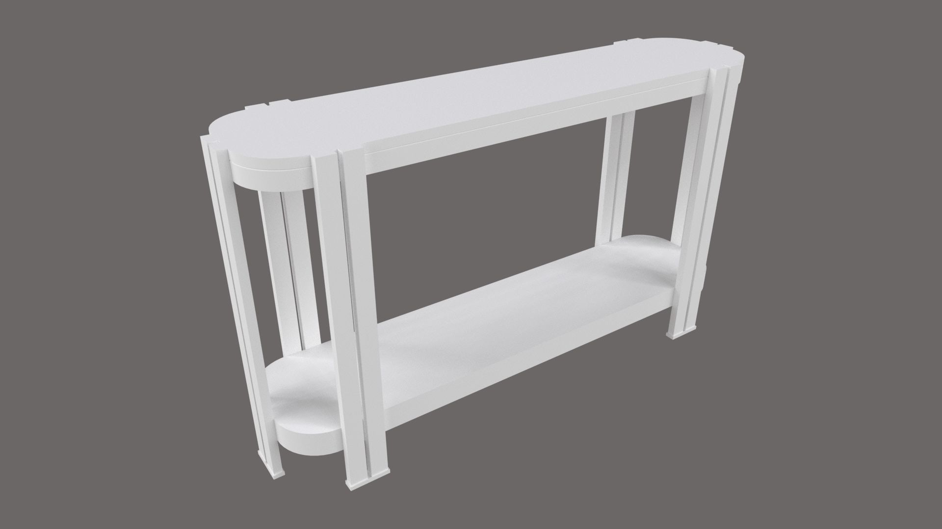 Marie console table Free 3D model_7