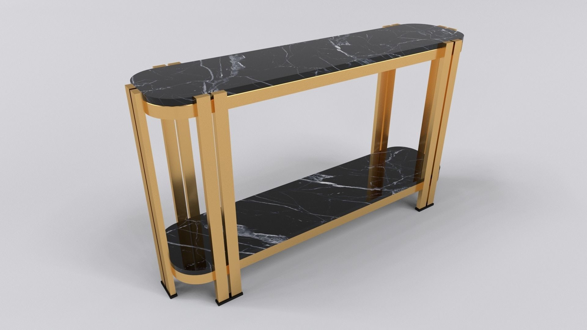Marie console table Free 3D model_3