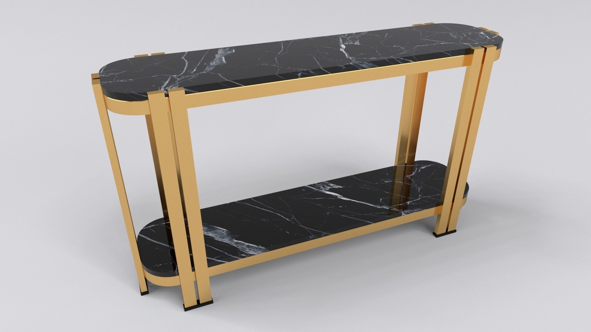 Marie console table Free 3D model_5