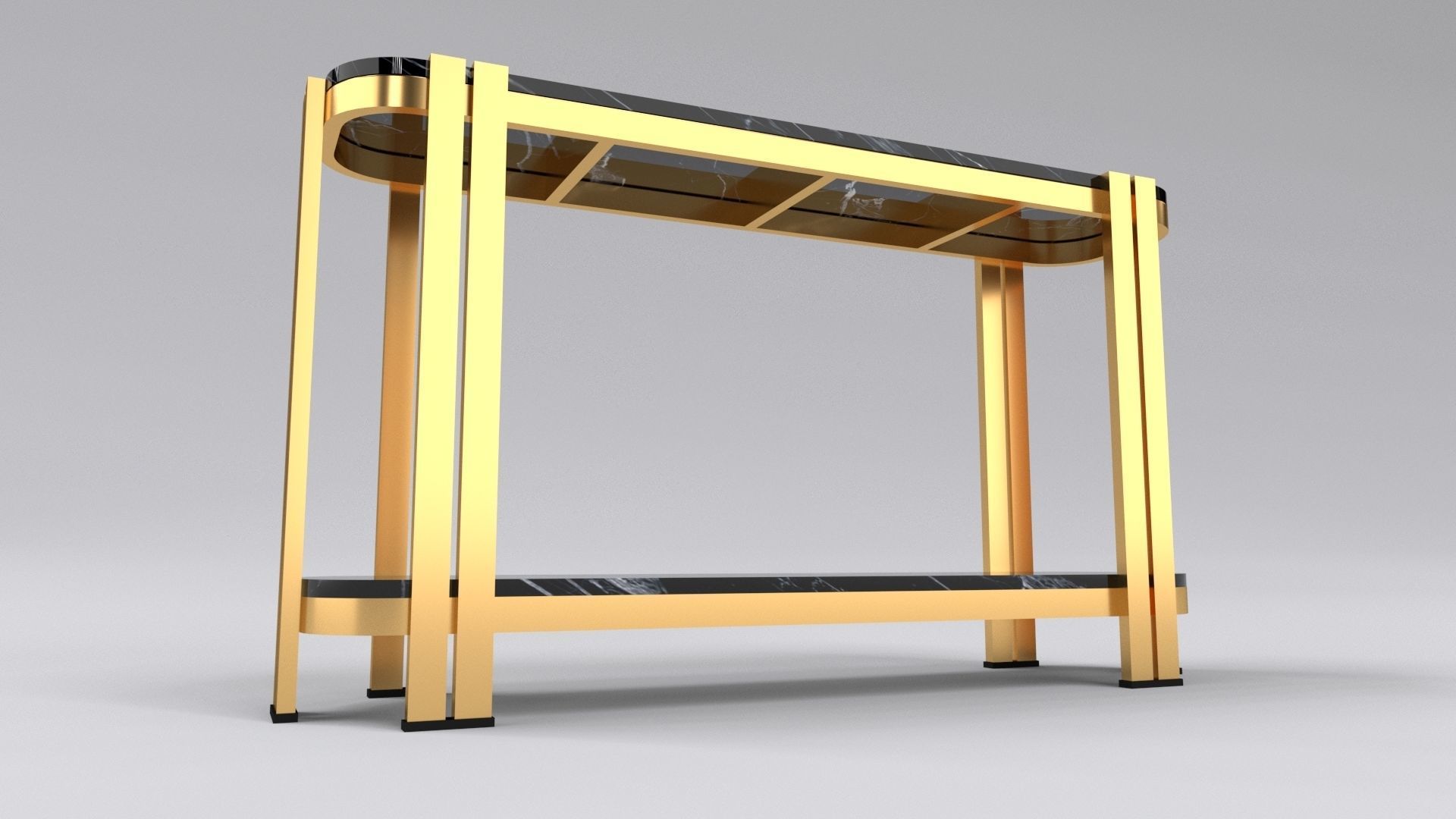 Marie console table Free 3D model_1