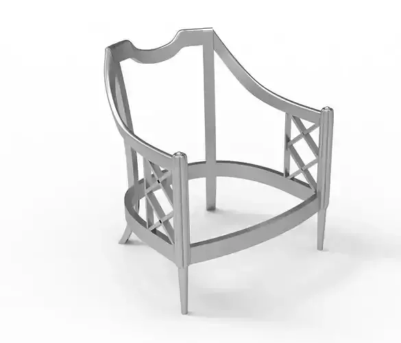 A luxurious chair with arms