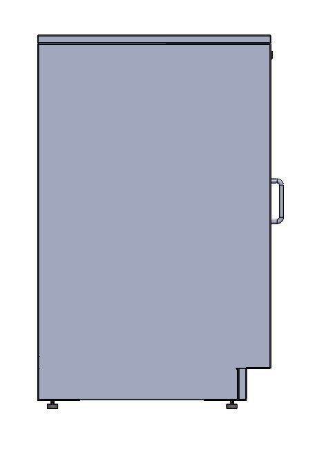 LAB FURNITURE CABINET TWO SHUTTER OR SINK UNIT 3D model_2