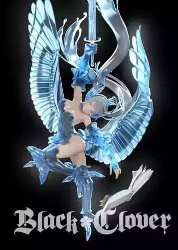 Black Clover Noelle Silva Spirit Dive Saint Valkyrie Armor