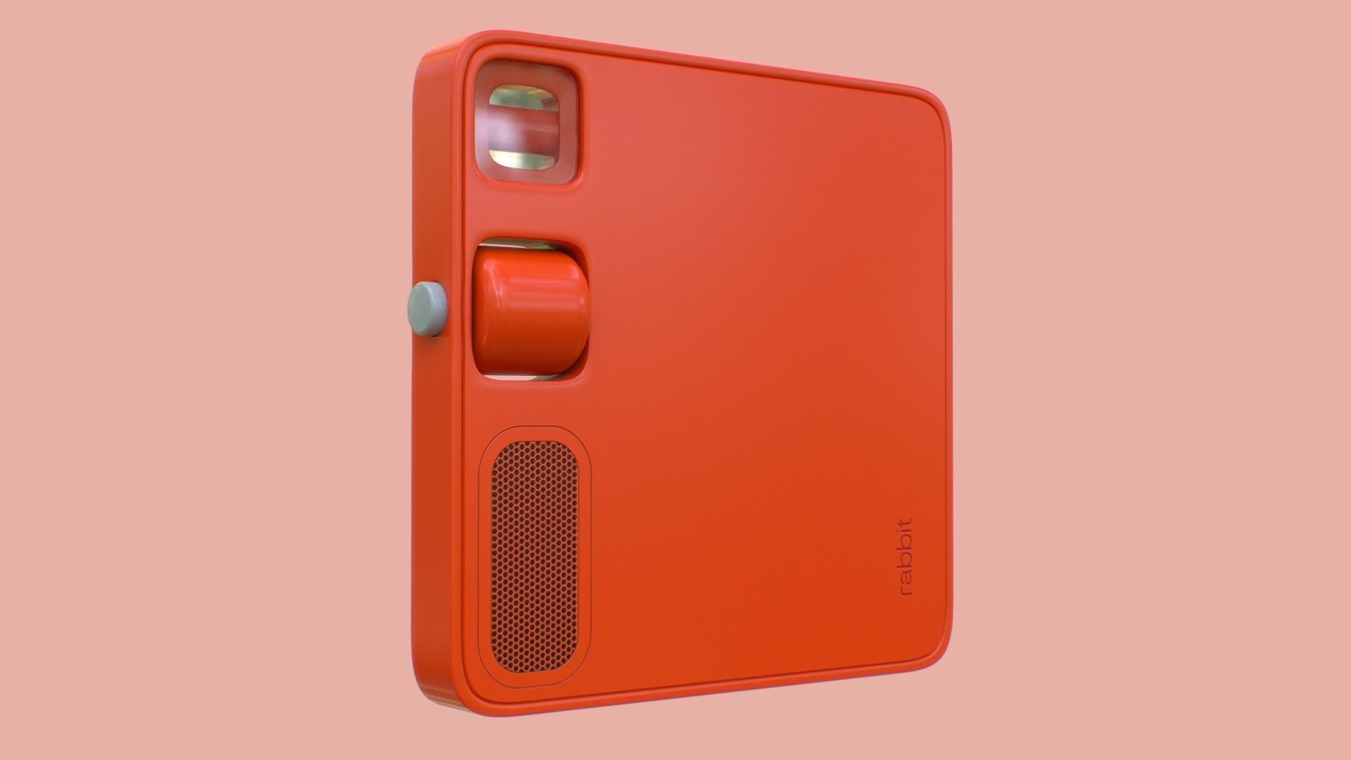 Rabbit R1 Mobile AI Device Low-poly 3D model_10