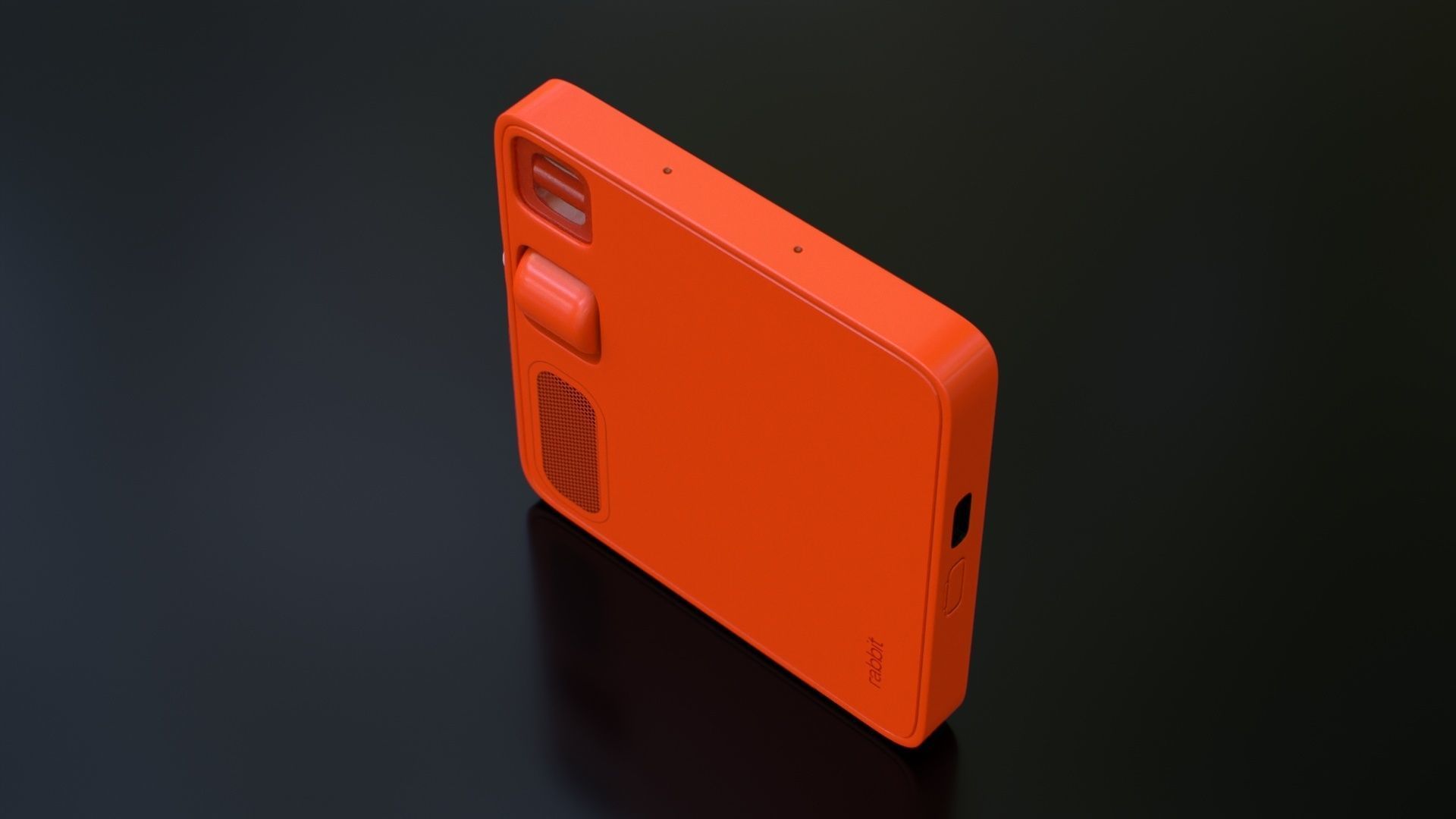 Rabbit R1 Mobile AI Device Low-poly 3D model_22