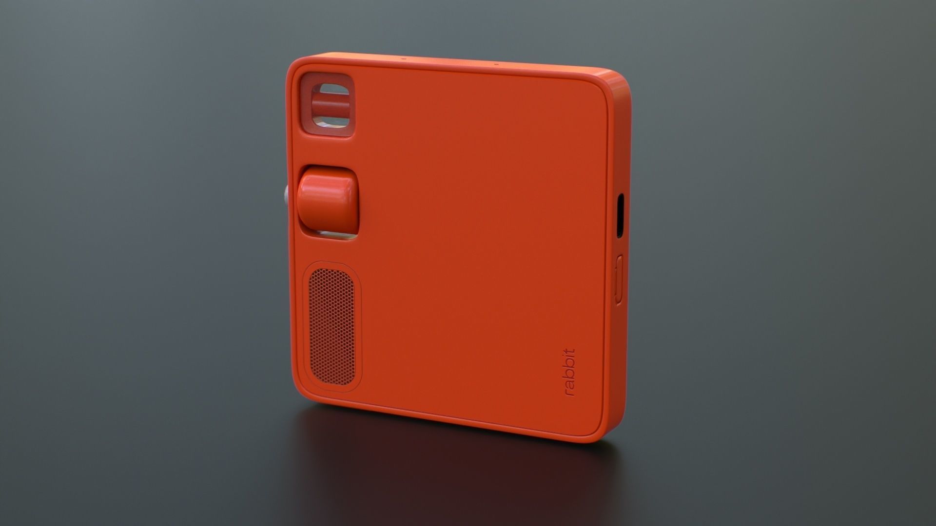 Rabbit R1 Mobile AI Device Low-poly 3D model_18