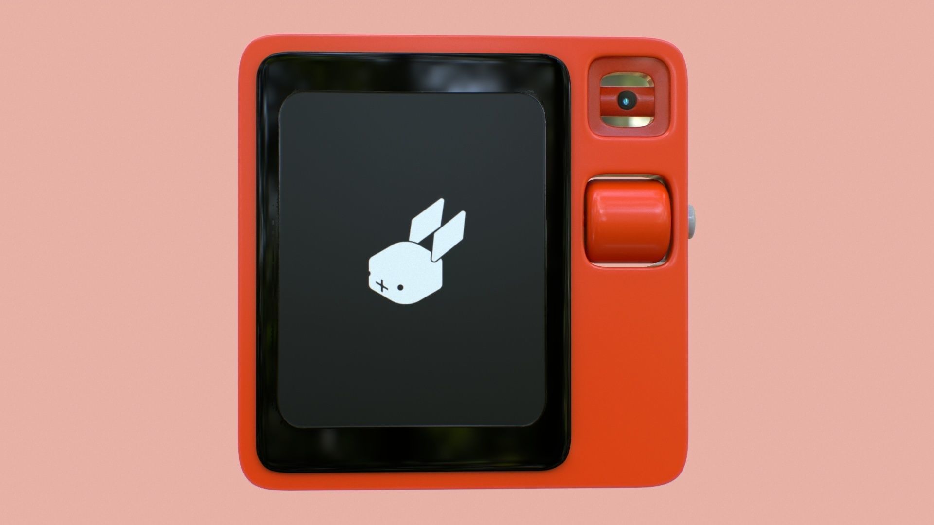 Rabbit R1 Mobile AI Device Low-poly 3D model_8