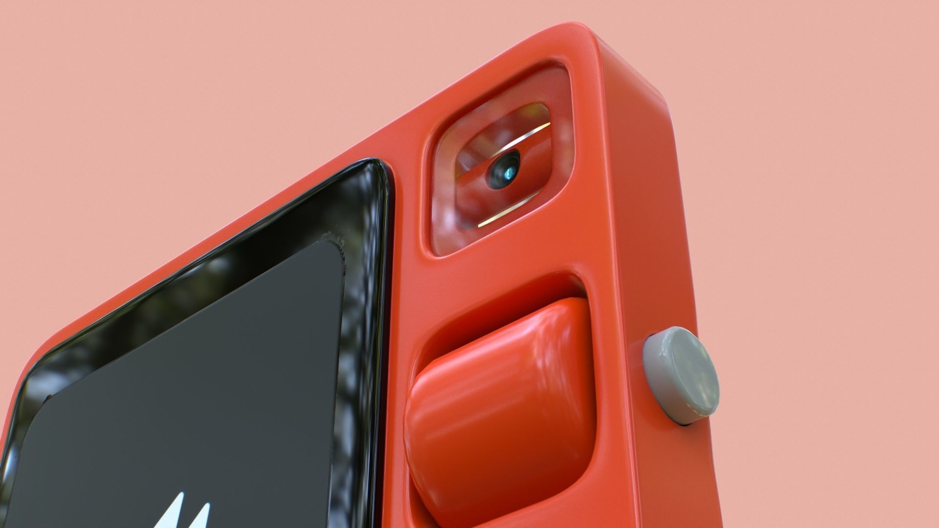 Rabbit R1 Mobile AI Device Low-poly 3D model_14