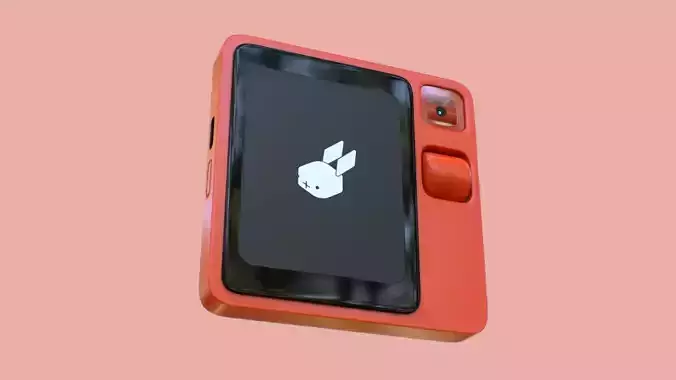 Rabbit R1 Mobile AI Device Low-poly 3D model