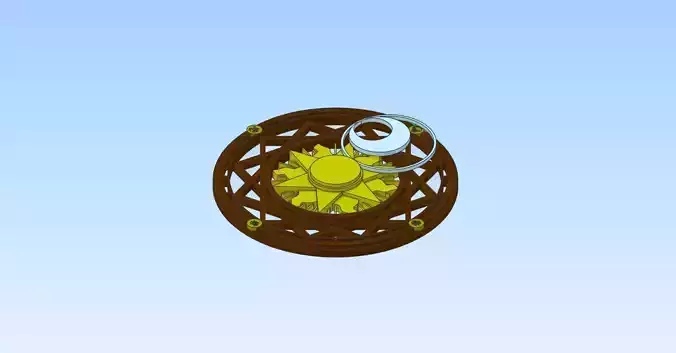 Sakura Card Captor Clow Reed Magic Circle 3D print model