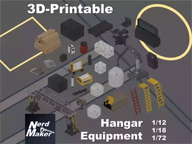 Rebel Hangar Equipment - 3D print model