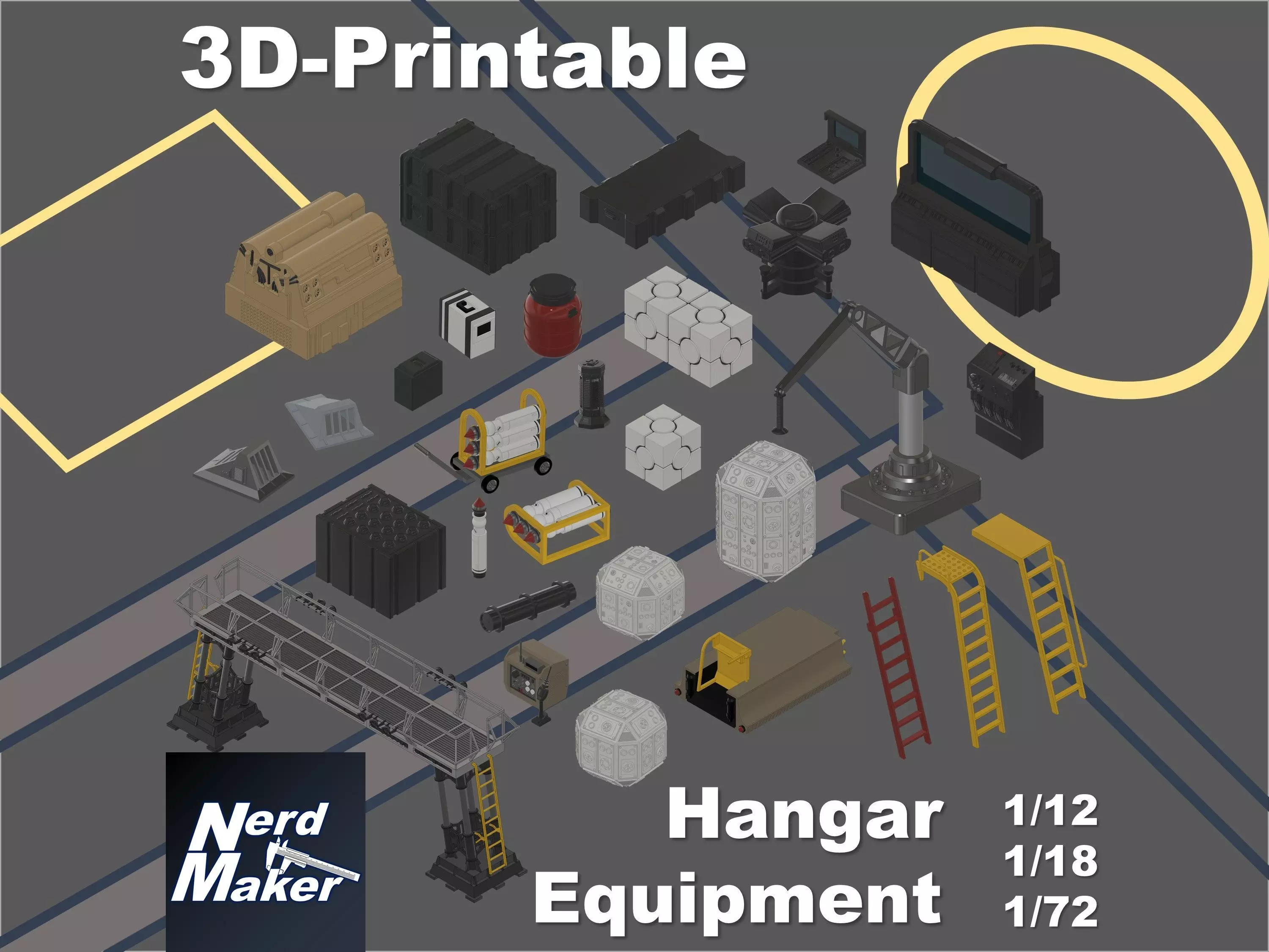Rebel Hangar Equipment - 3D print model_0