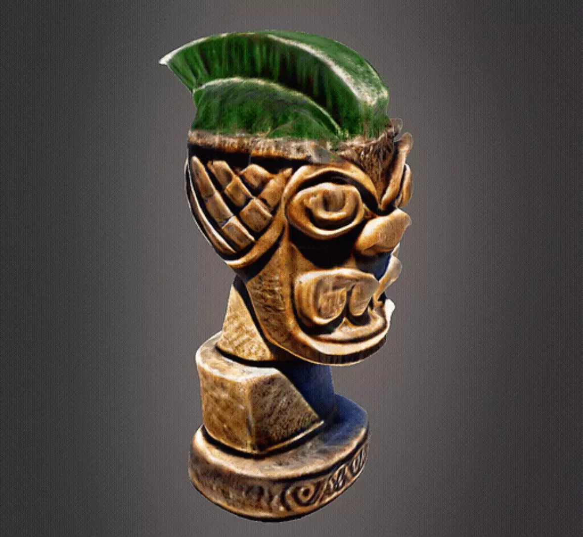 Punk tiki decor 3D print model_0