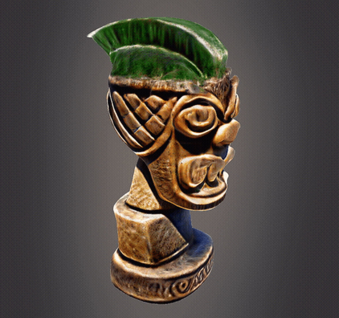 Punk tiki decor 3D print model_5