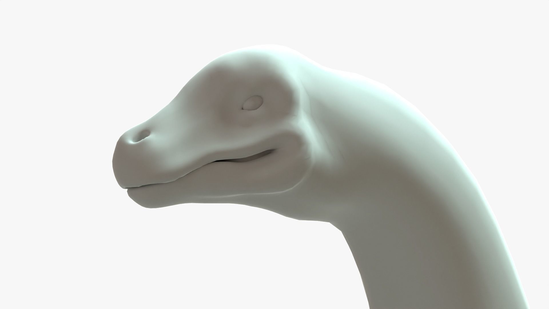 Argentinosaurus Rigged Basemesh With Skeleton 3D Model Collection_9