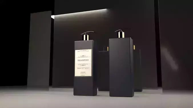 Elegant Shampoo Bottle