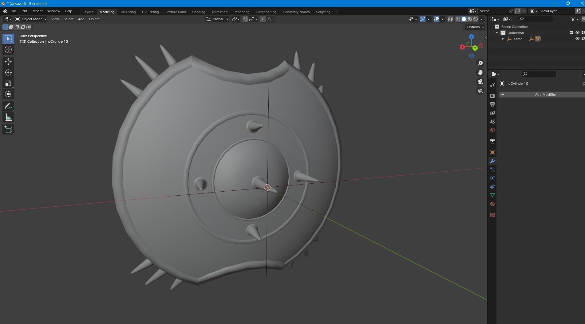 Game Ready 3D shield model Low-poly 3D model_8