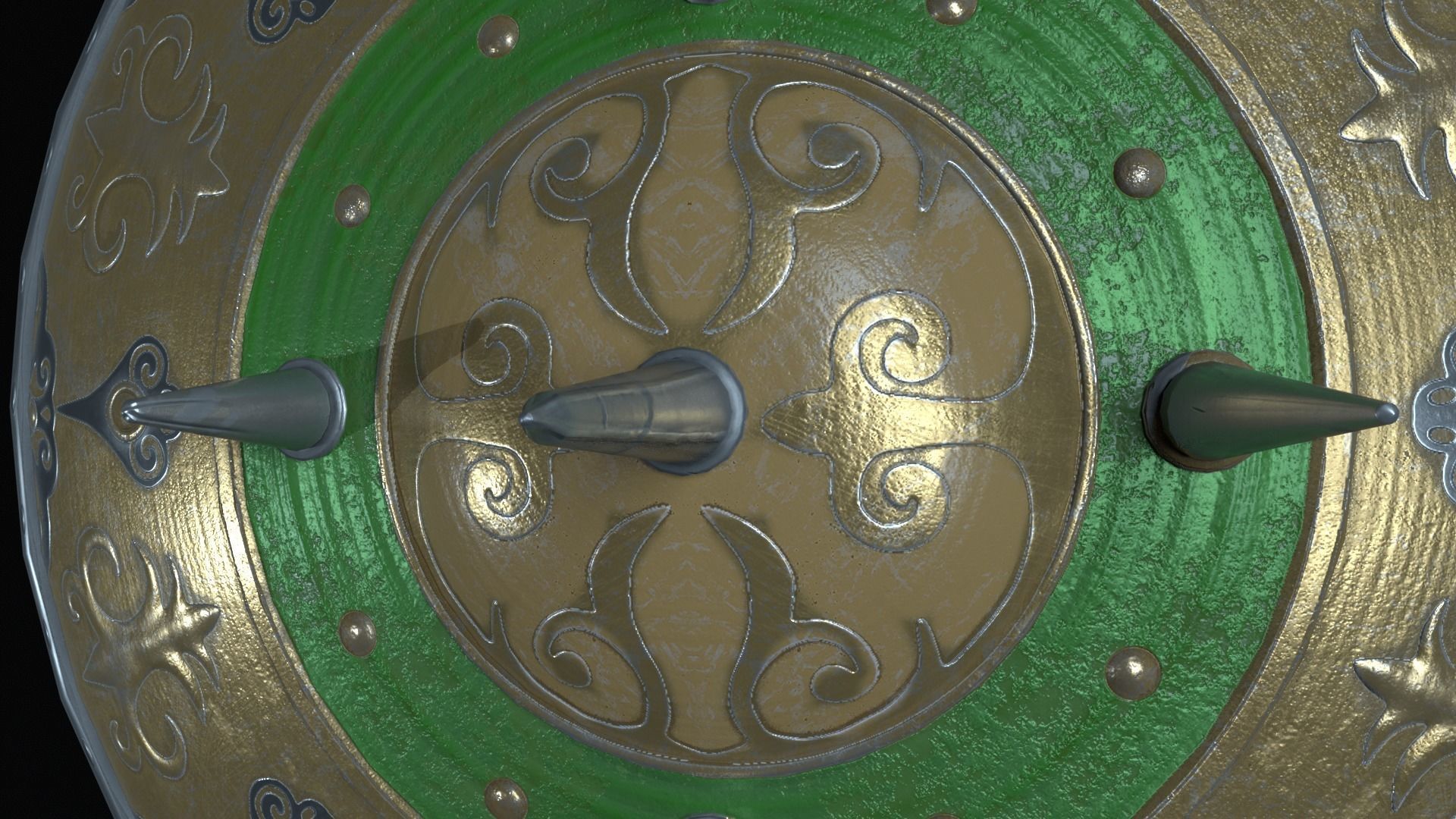 Game Ready 3D shield model Low-poly 3D model_20