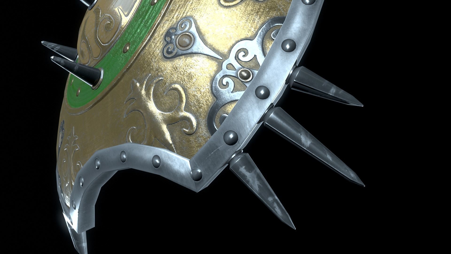 Game Ready 3D shield model Low-poly 3D model_30