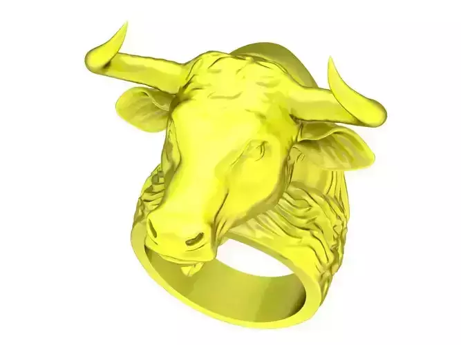 A4752 Buffalo Head Ring