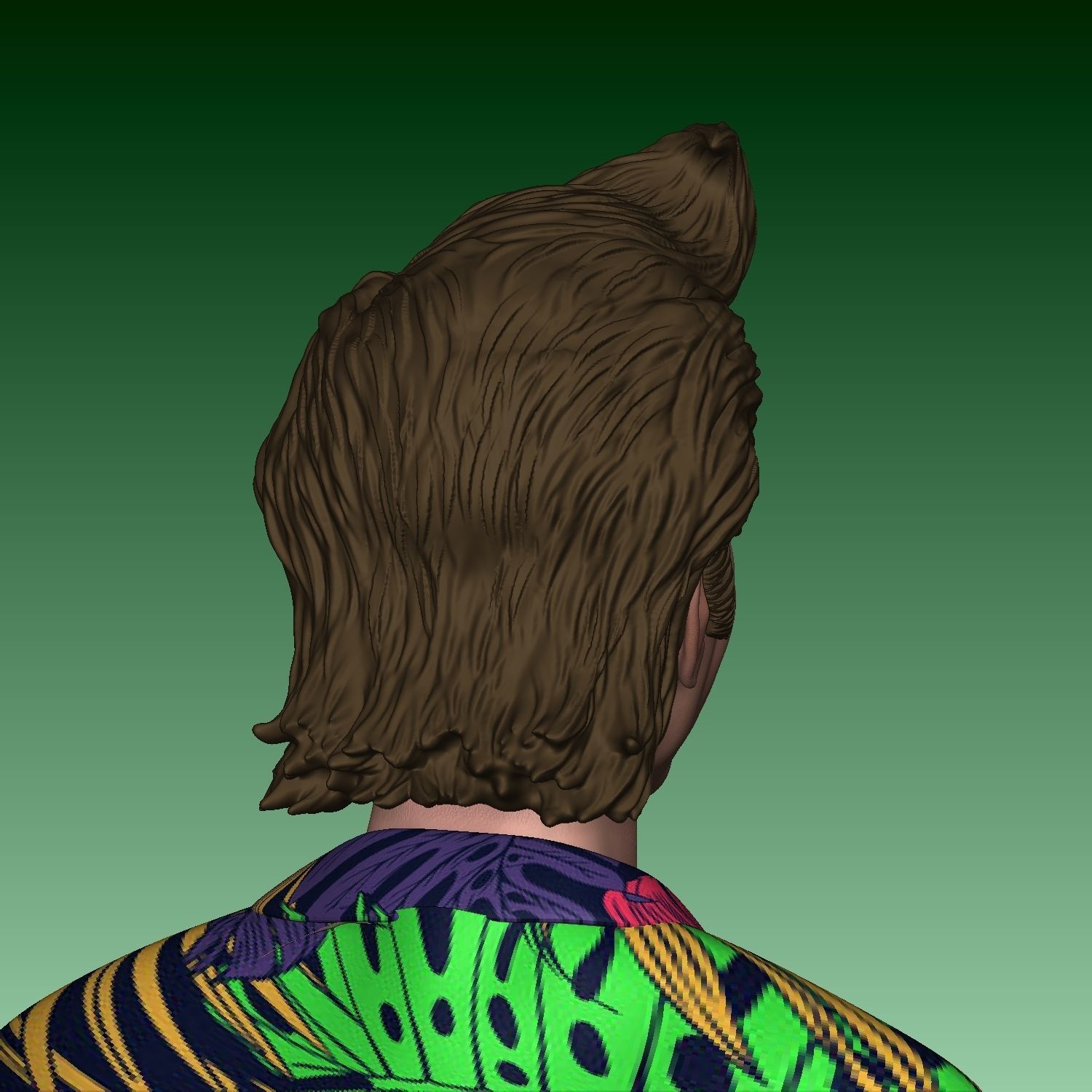 Jim Carrey Ace Ventura Normal and Smiling head  3D print model_6