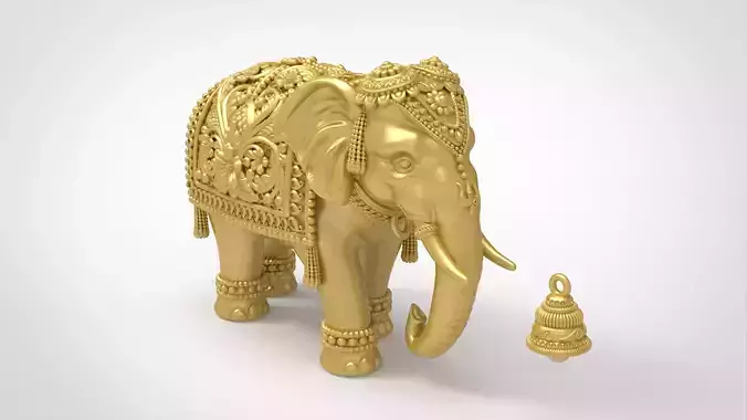 Elephant 3D-print Model Artwork-10 3D print model