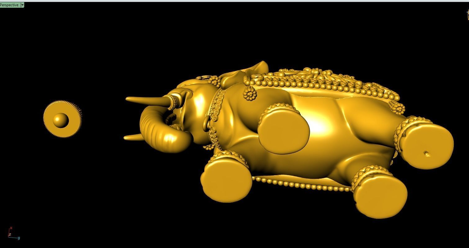 Elephant 3D-print Model Artwork-10 3D print model_3