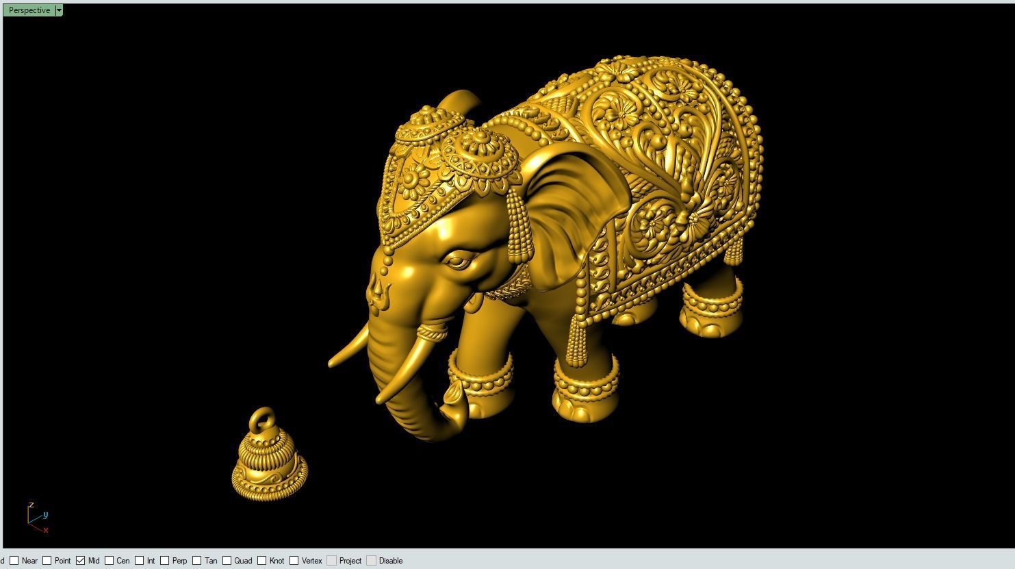 Elephant 3D-print Model Artwork-10 3D print model_4