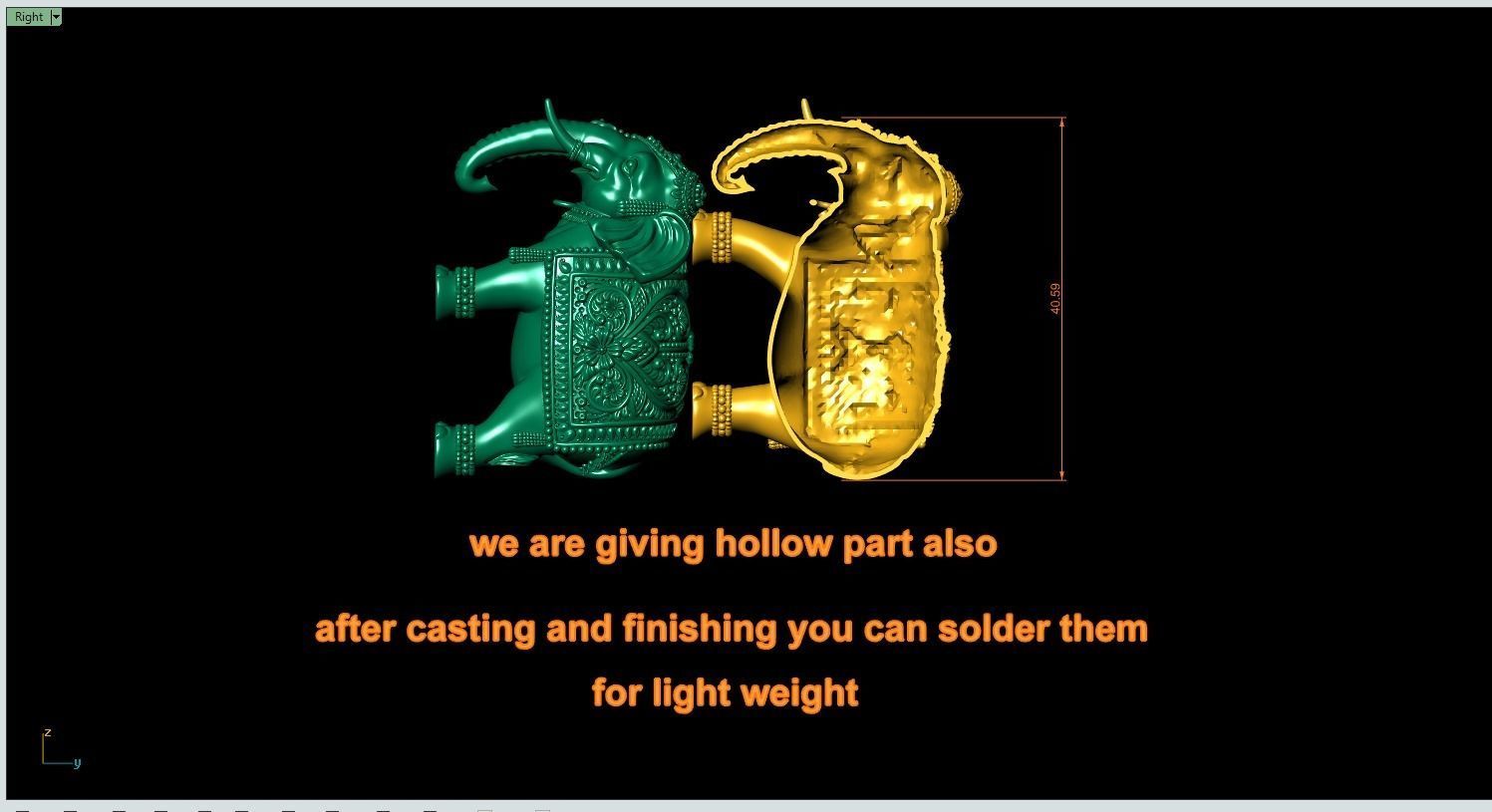 Elephant 3D-print Model Artwork-10 3D print model_8