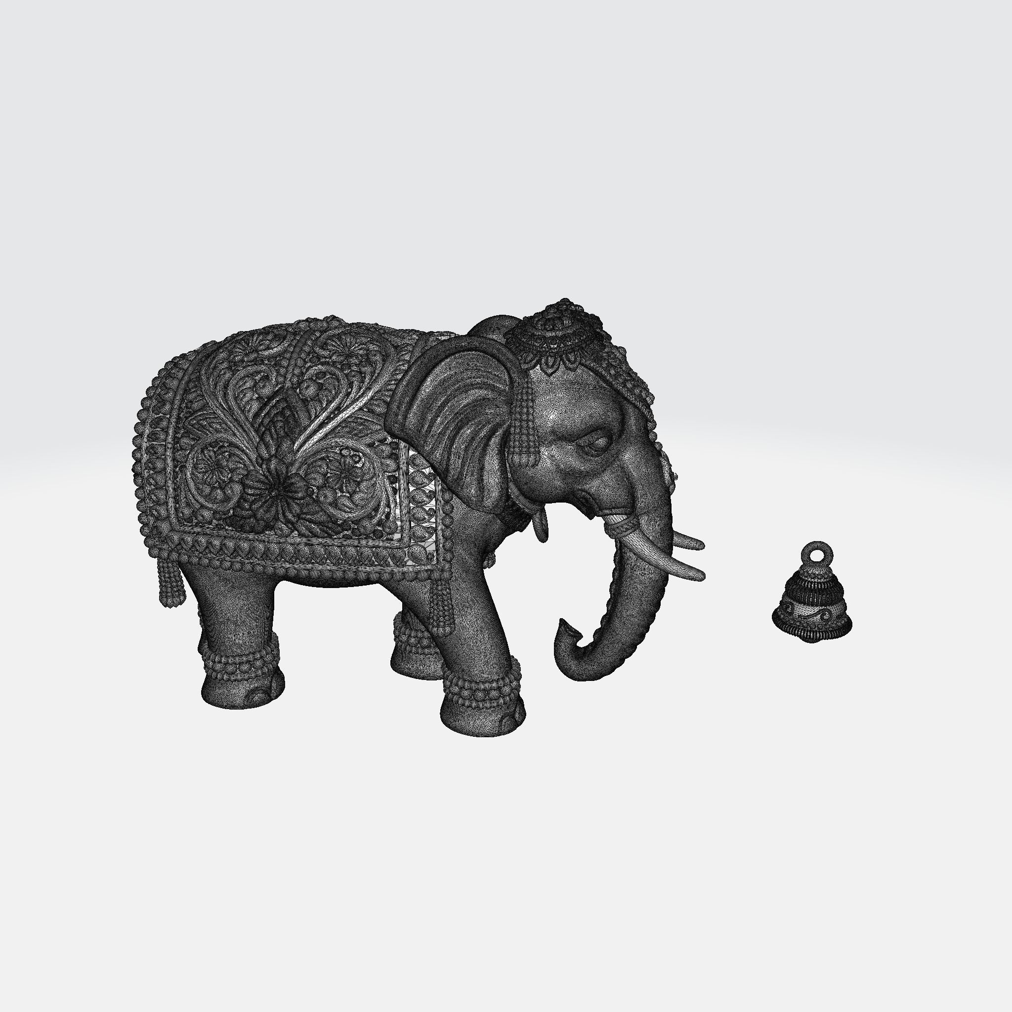 Elephant 3D-print Model Artwork-10 3D print model_11