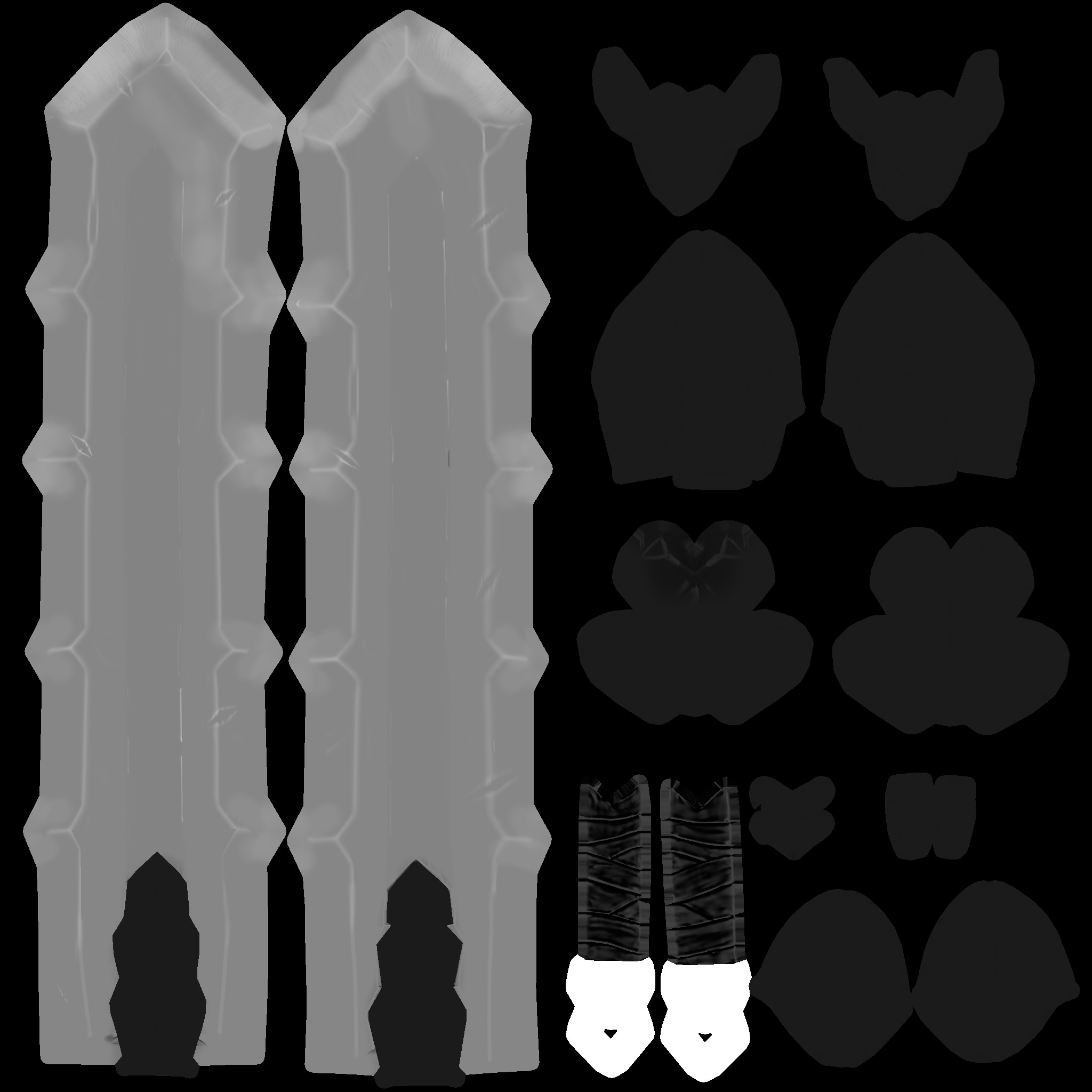 Melee Sword Low-poly 3D model_6