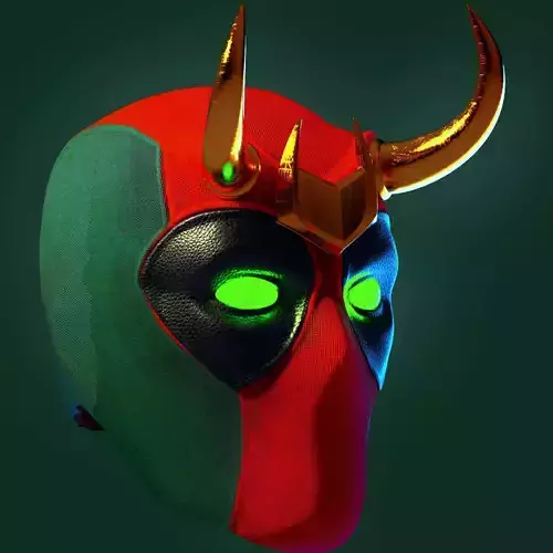 deadpool loki helmet