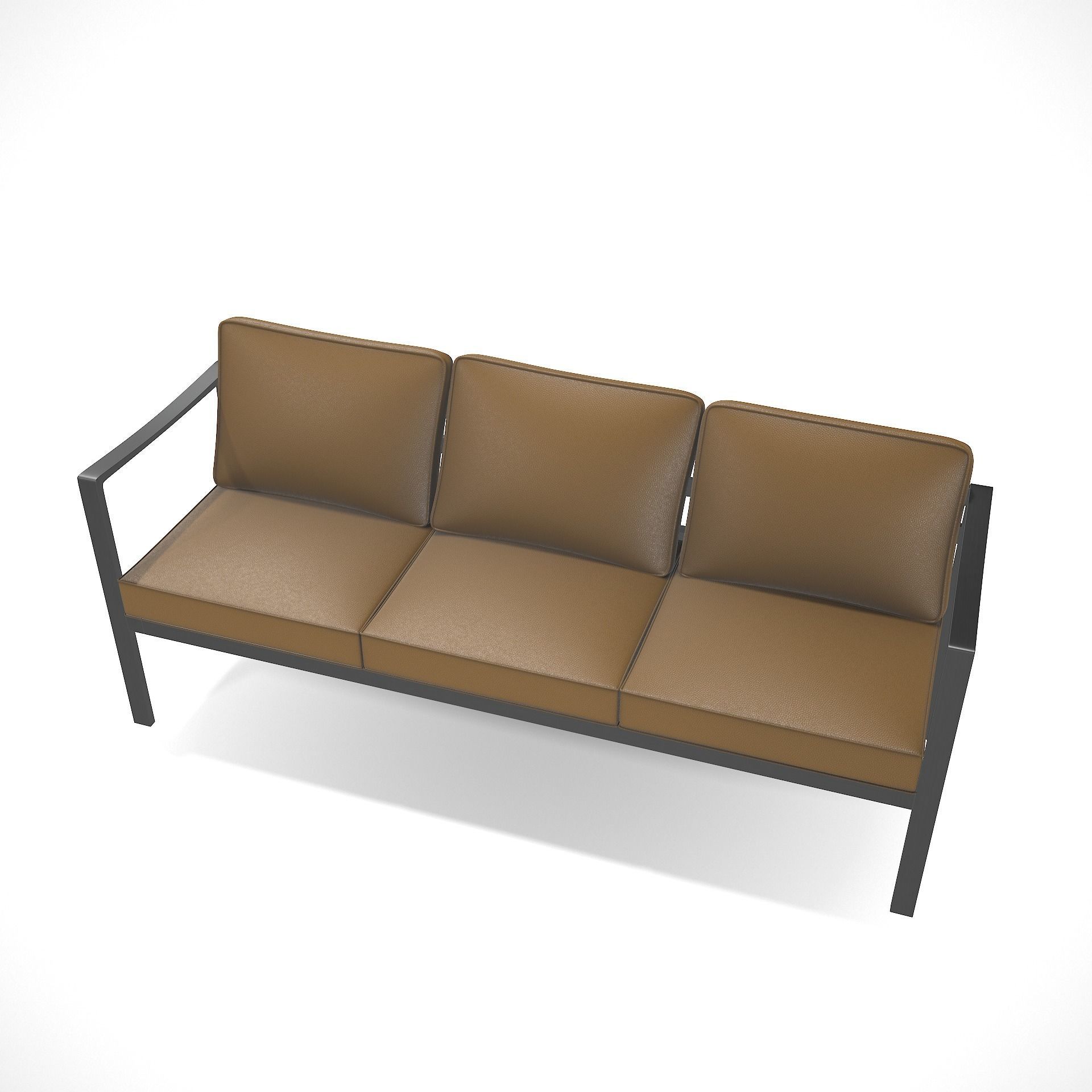 out bench sling fabric 002 Low-poly 3D model_8