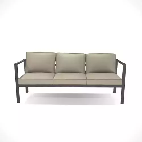 out bench sling fabric 008 Low-poly 3D model