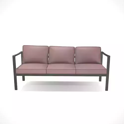 out bench sling fabric 012 Low-poly 3D model