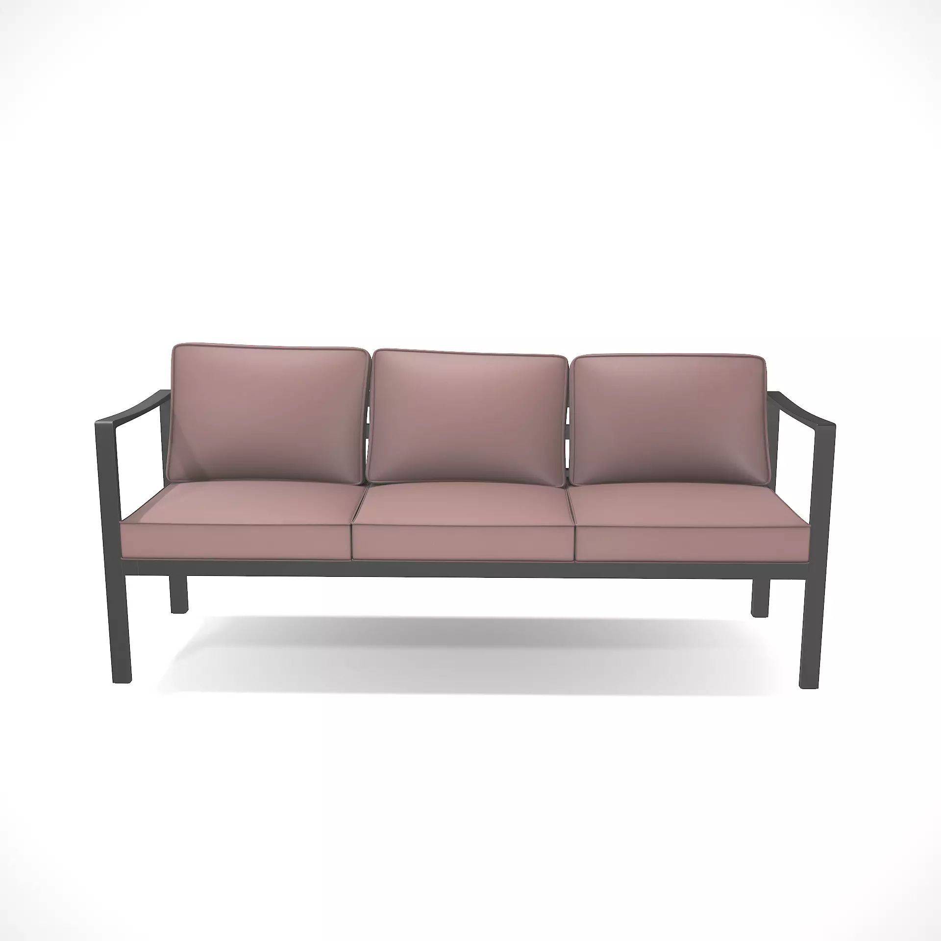 out bench sling fabric 012 Low-poly 3D model_0