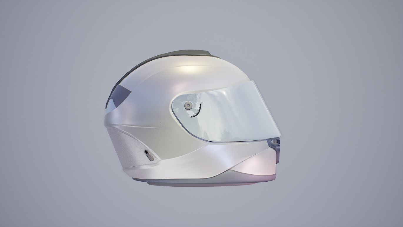 Racing Bike Helmet Free 3D model_5