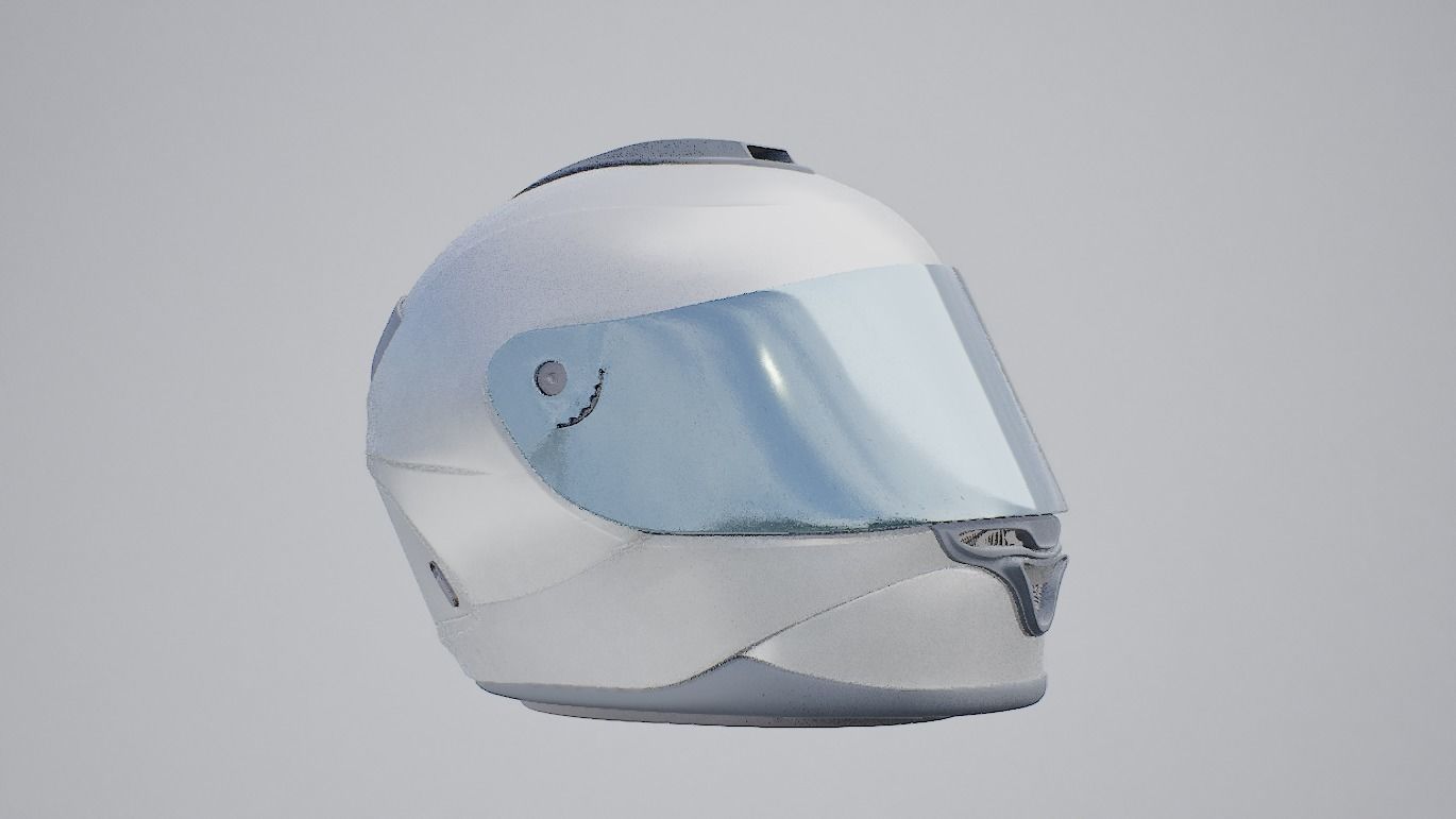 Racing Bike Helmet Free 3D model_10