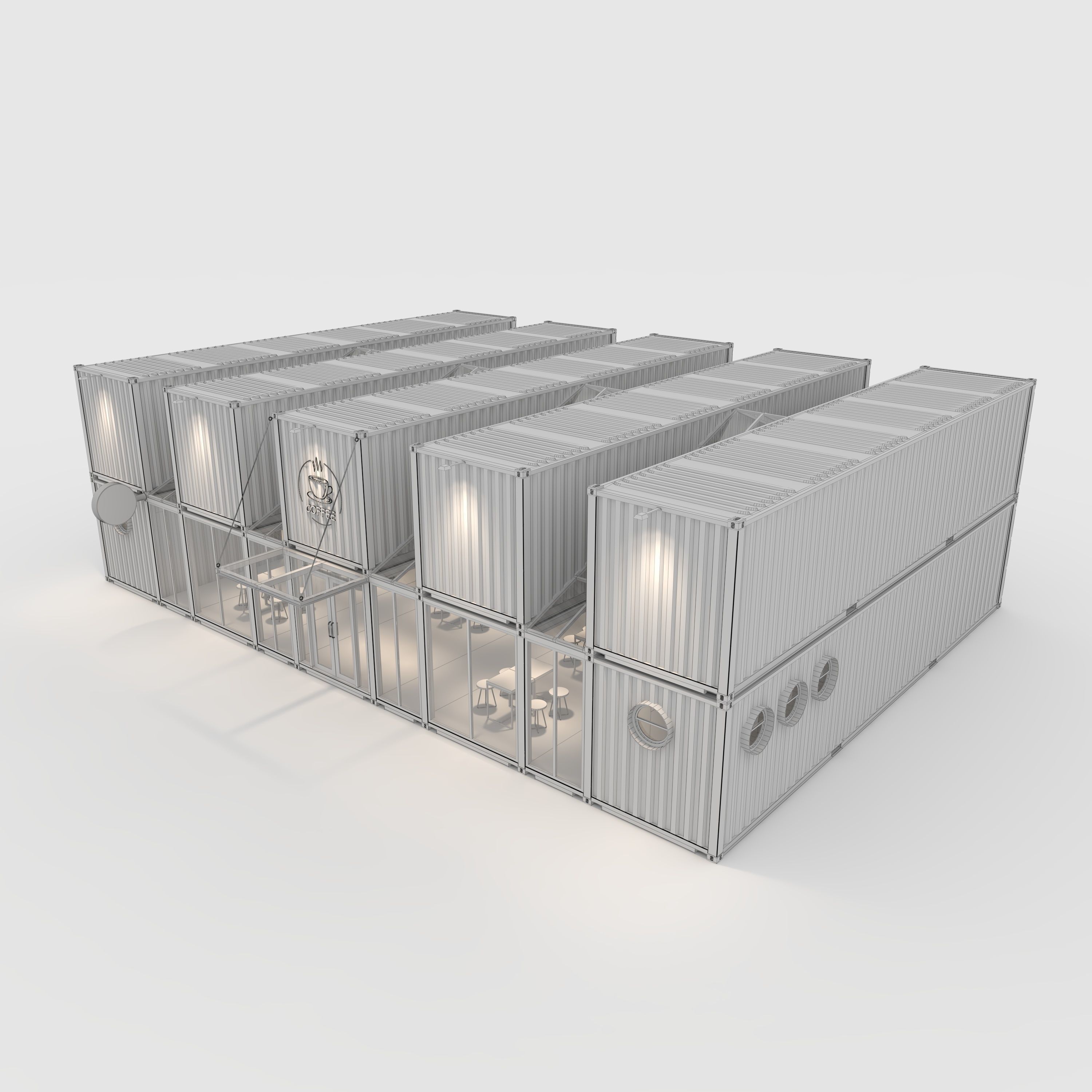 Container Cafe 12 3D model_13