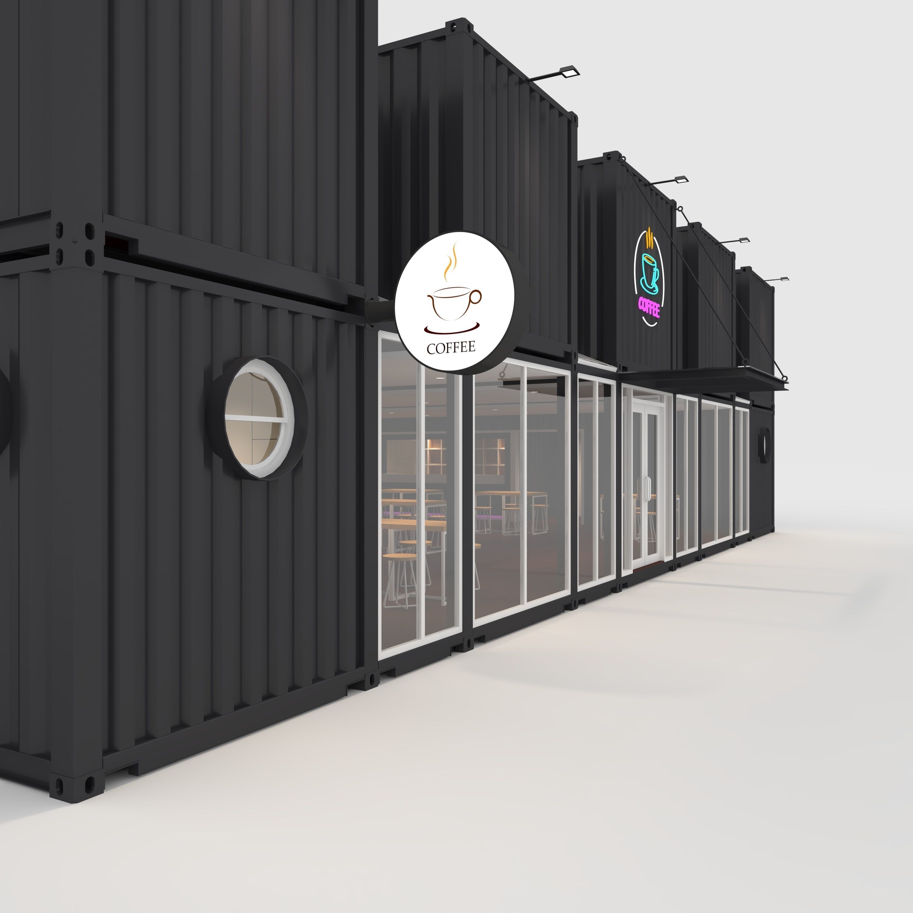 Container Cafe 12 3D model_16