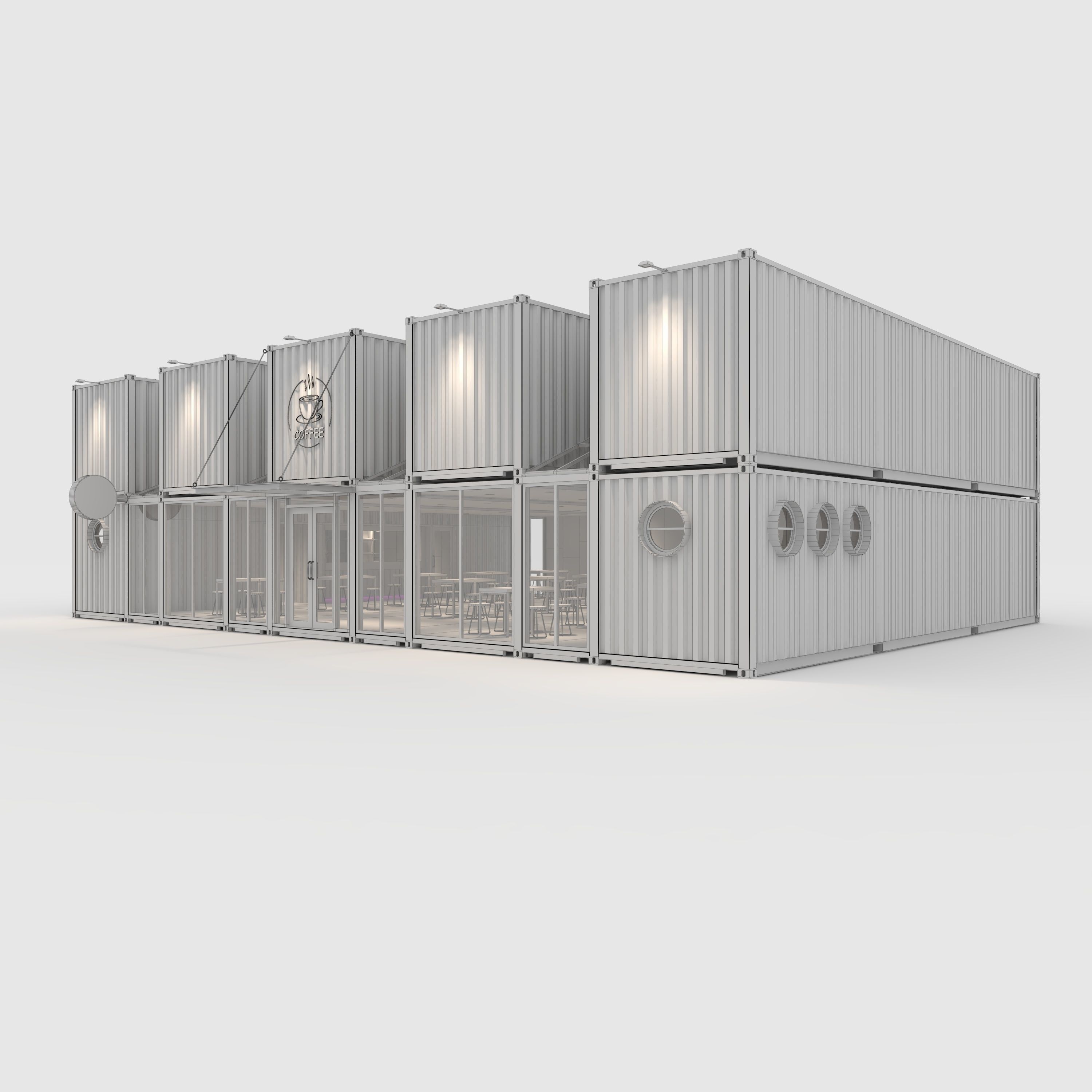 Container Cafe 12 3D model_5