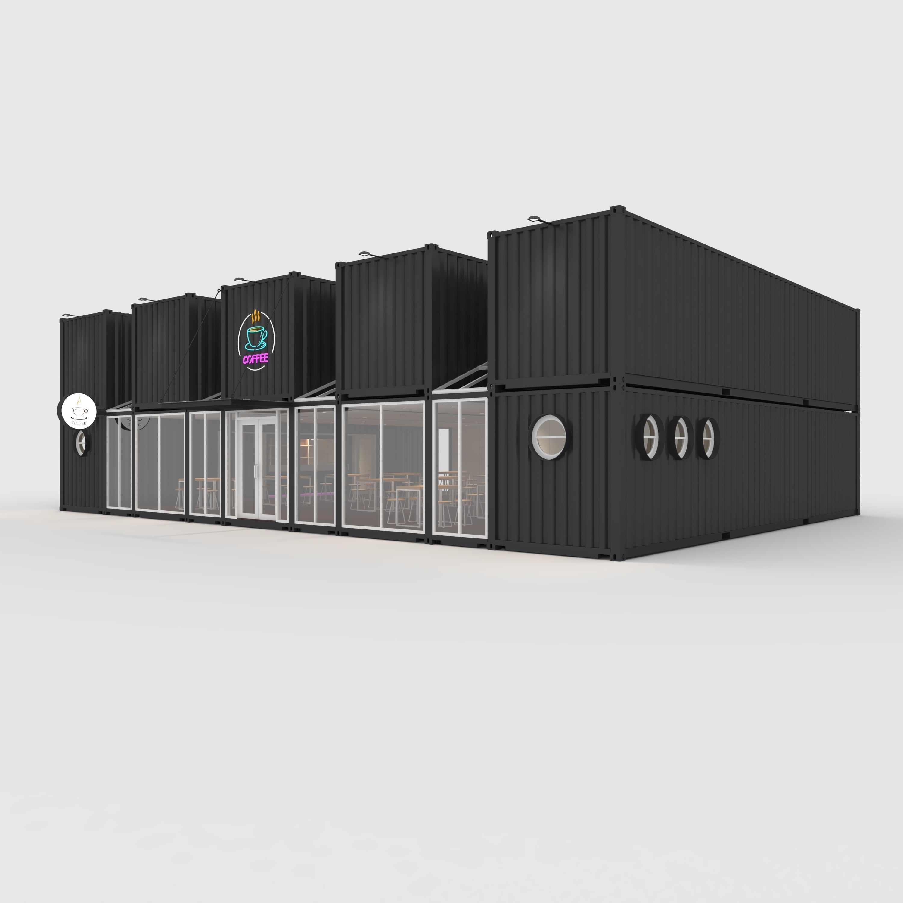 Container Cafe 12 3D model_4