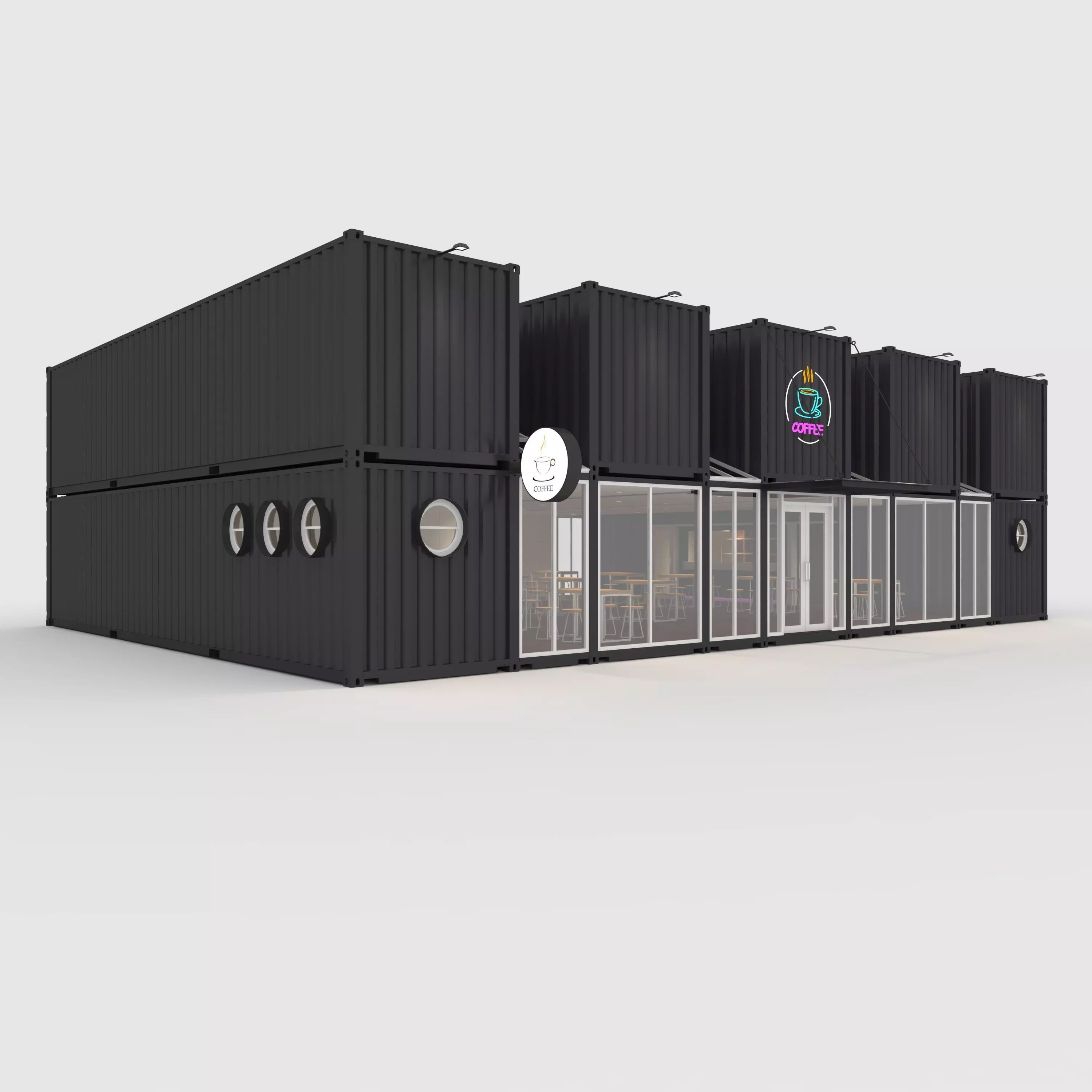 Container Cafe 12 3D model_0