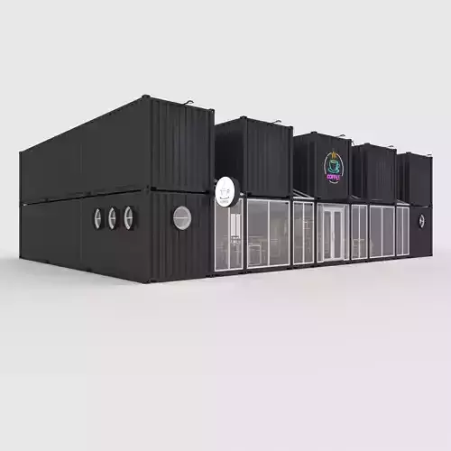 Container Cafe 12 3D model