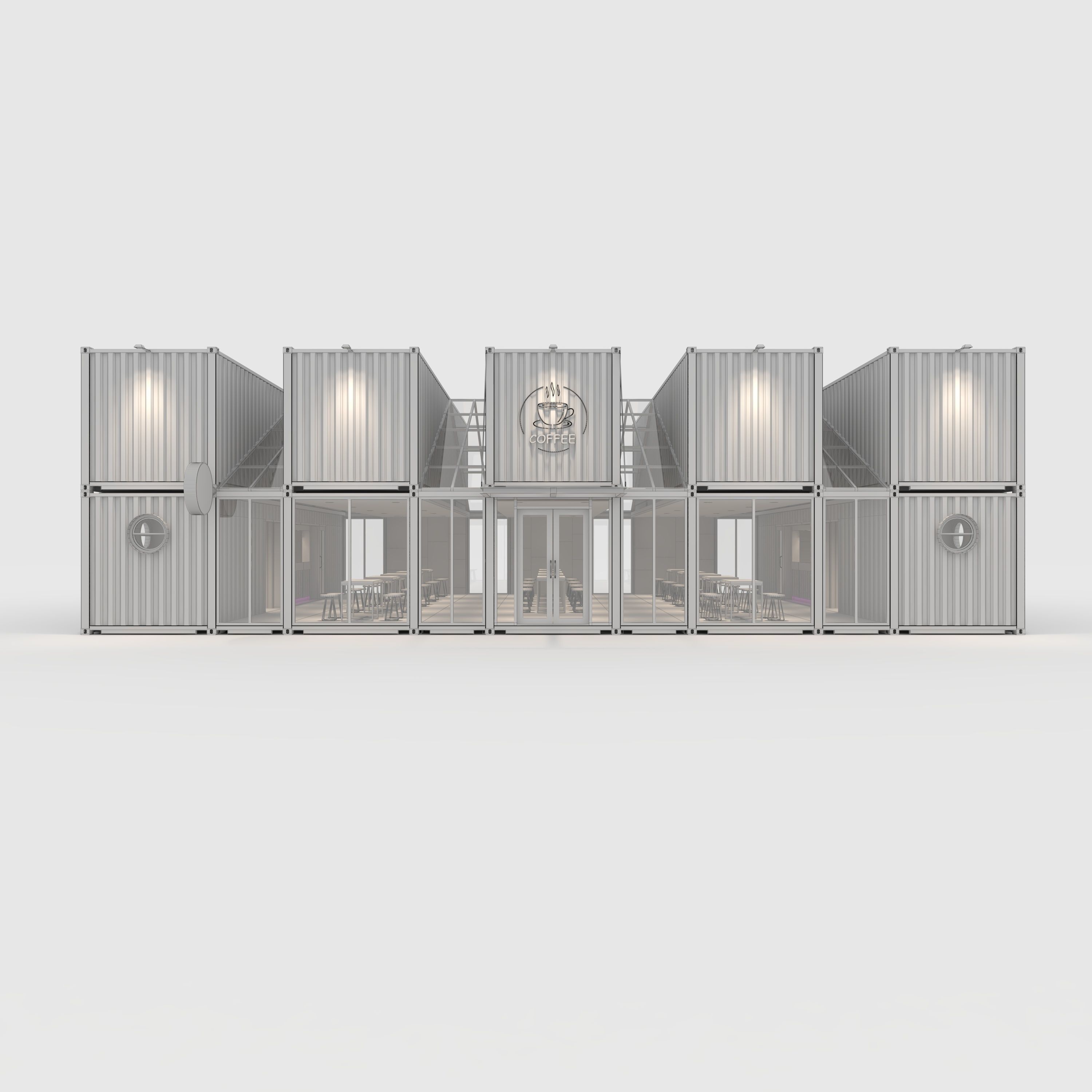 Container Cafe 12 3D model_3
