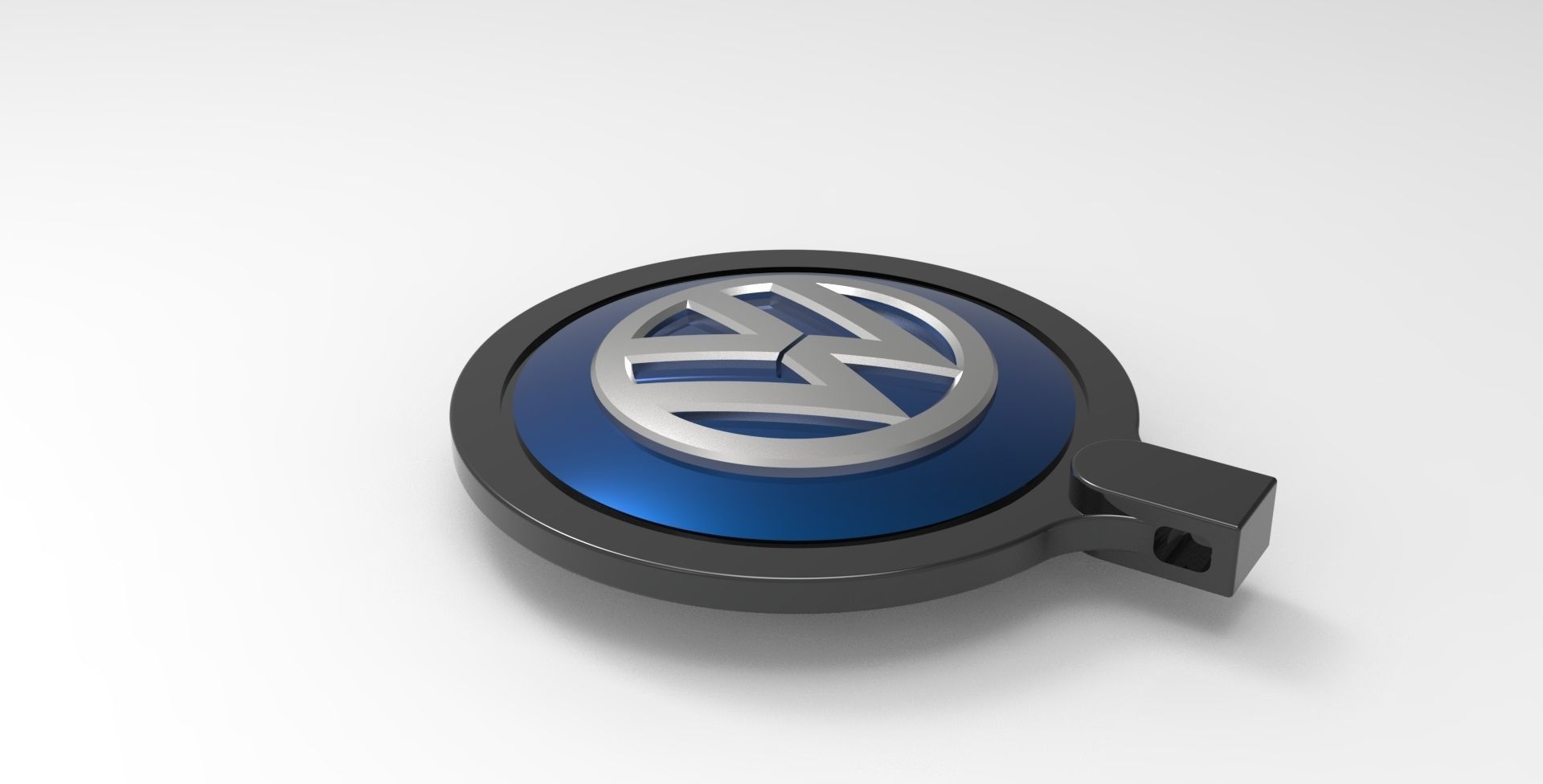 Golf keyring 3D print model_1