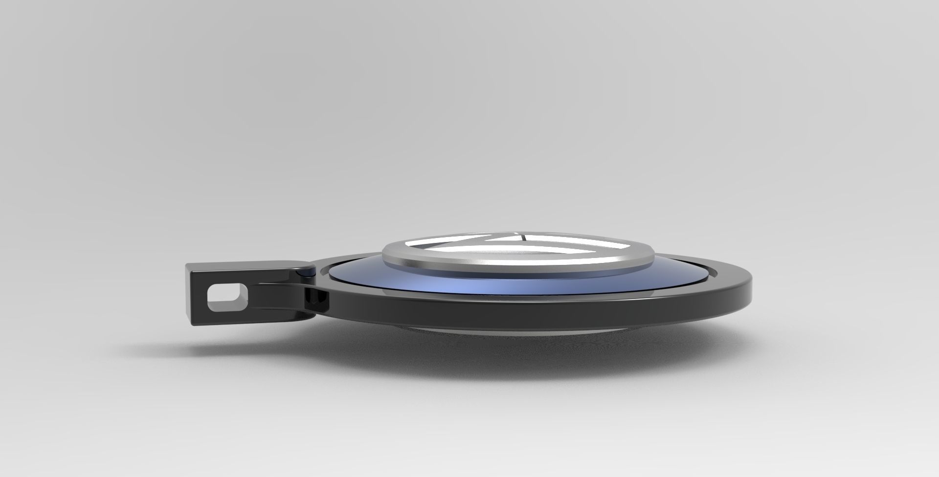 Golf keyring 3D print model_3