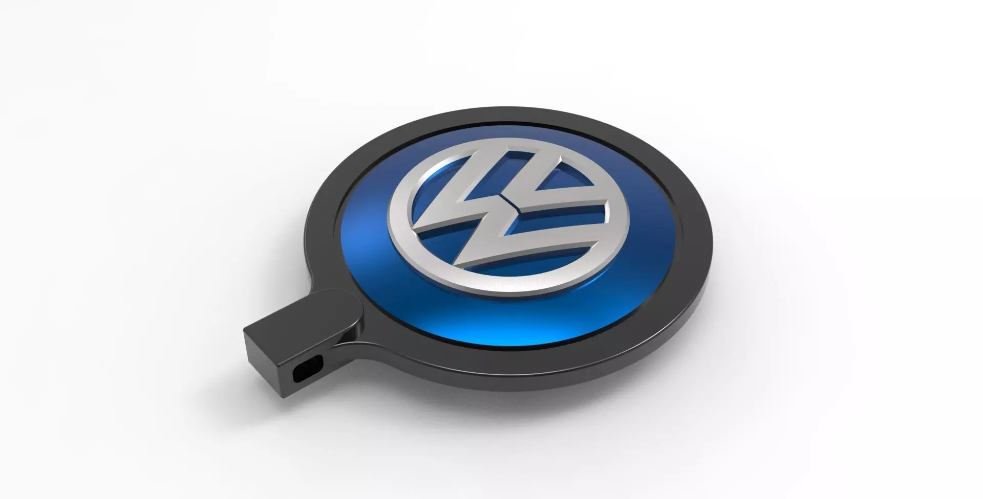 Golf keyring 3D print model_0