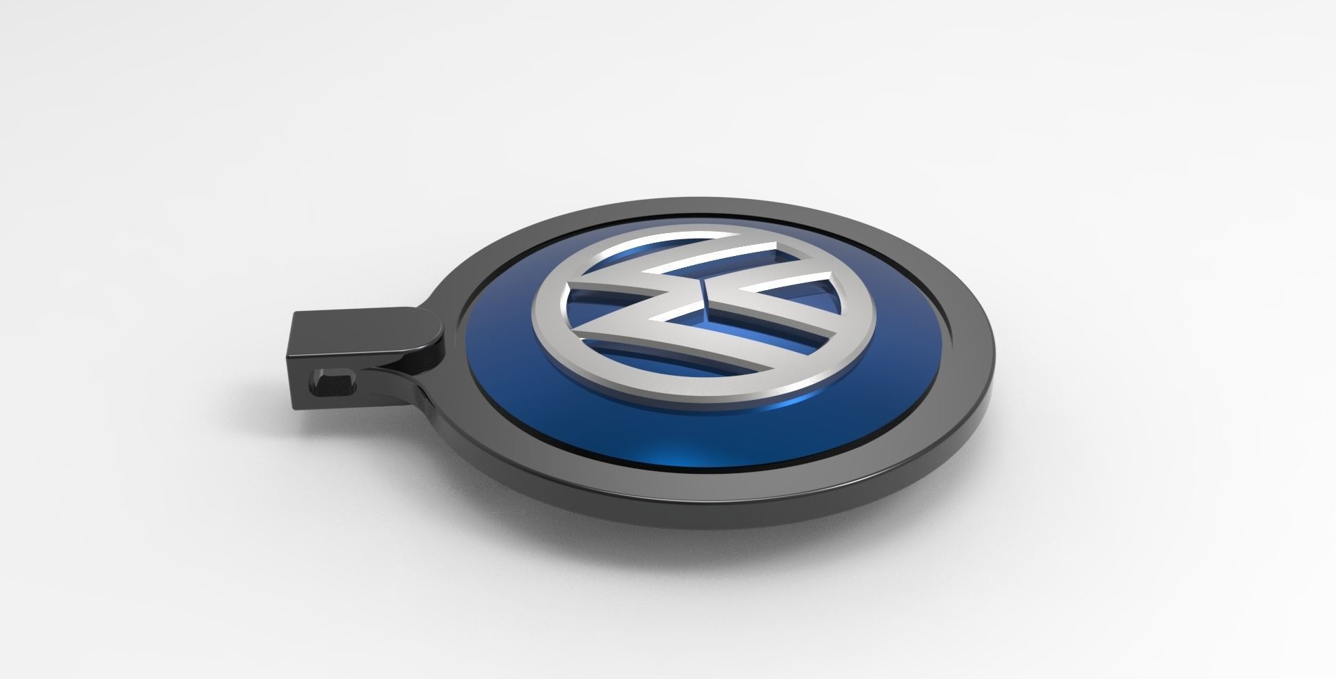 Golf keyring 3D print model_4