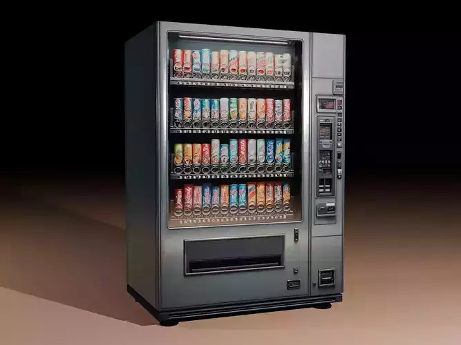 Vending Machine Coke Sprite Pepsi Fanta Junk Food